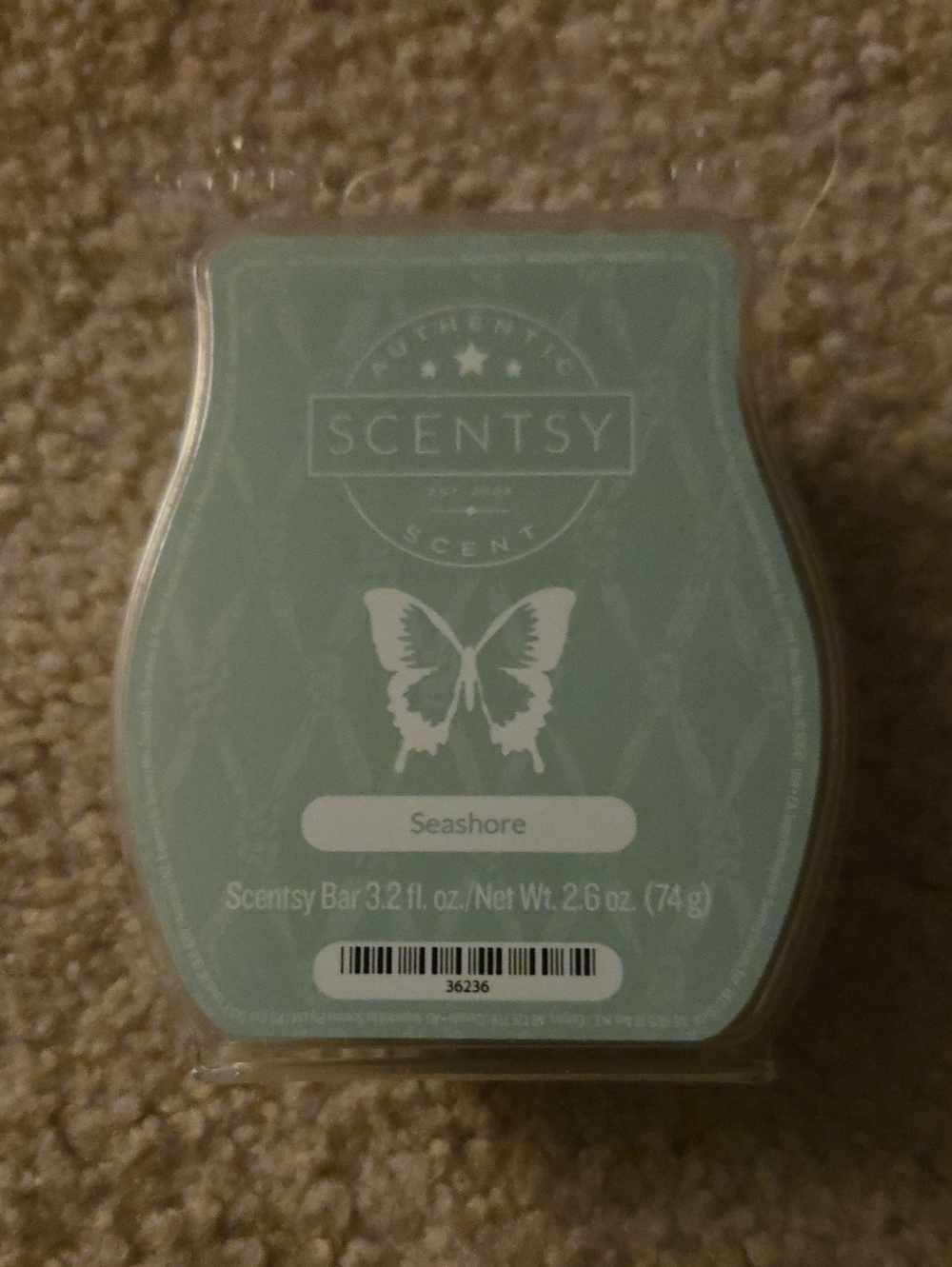 Scentsy Seashore Wax Bar - Aqua